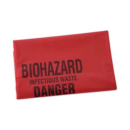 Boardwalk 16 gal Trash Bags, 24 in x 32 in, 1.3 mil, Red, 250 PK BWKIW2432R